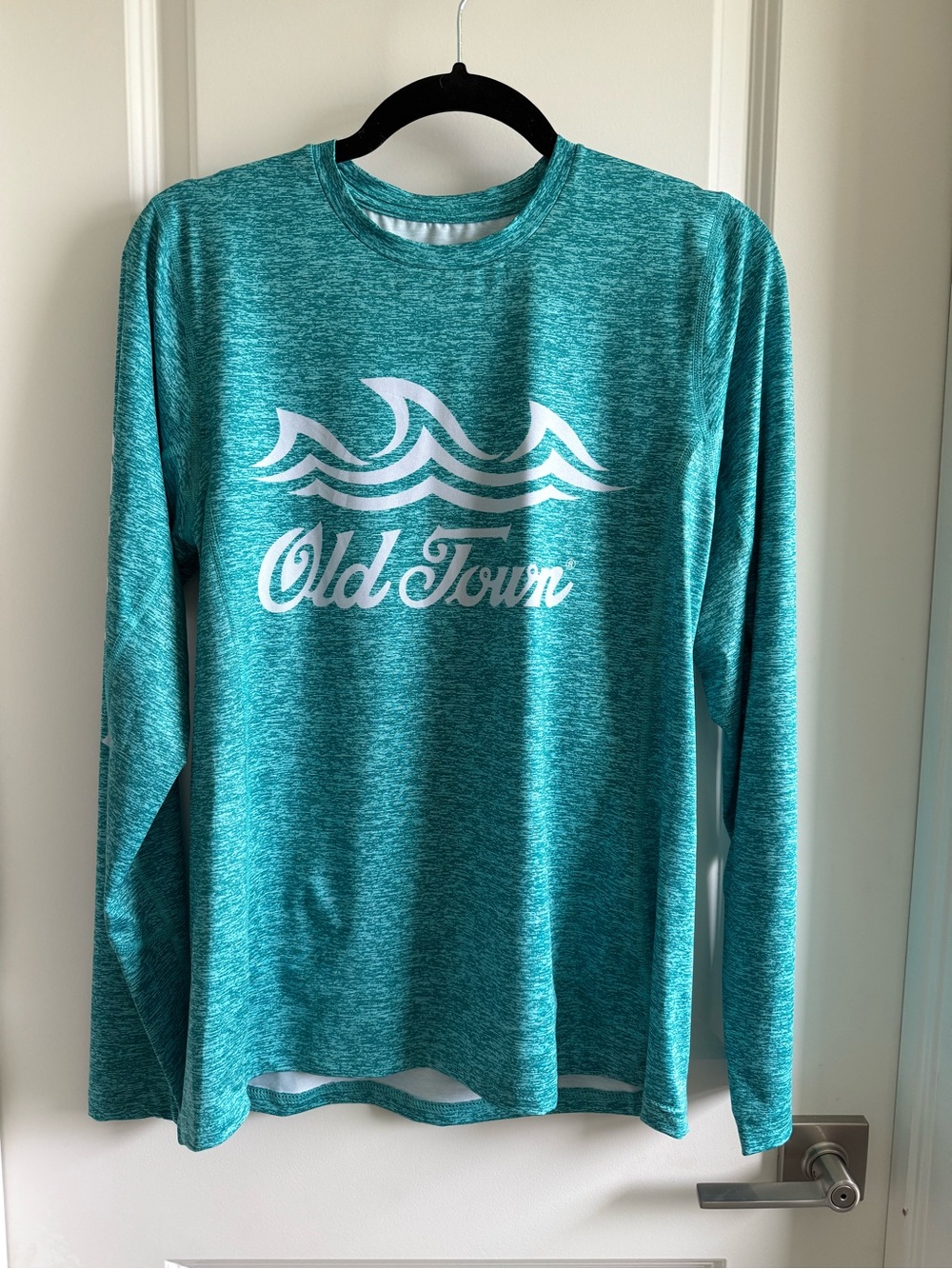 NWOT Old Town Canoes & Kayaks Turquoise Fishing Shirt M